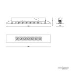 ELISE 7S dali dark light süllyesztett lámpatest