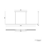 LINEA 195F dali függesztett lámpatest