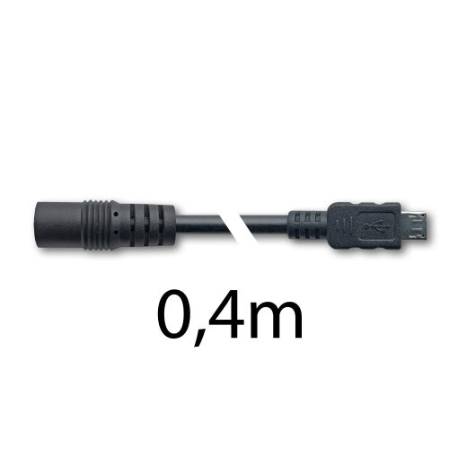 DC 1.35 -> micro USB kábel 0,12m