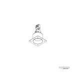 YORK 1 S PRÉMIUM süllyesztett elgipszelhető lámpatest